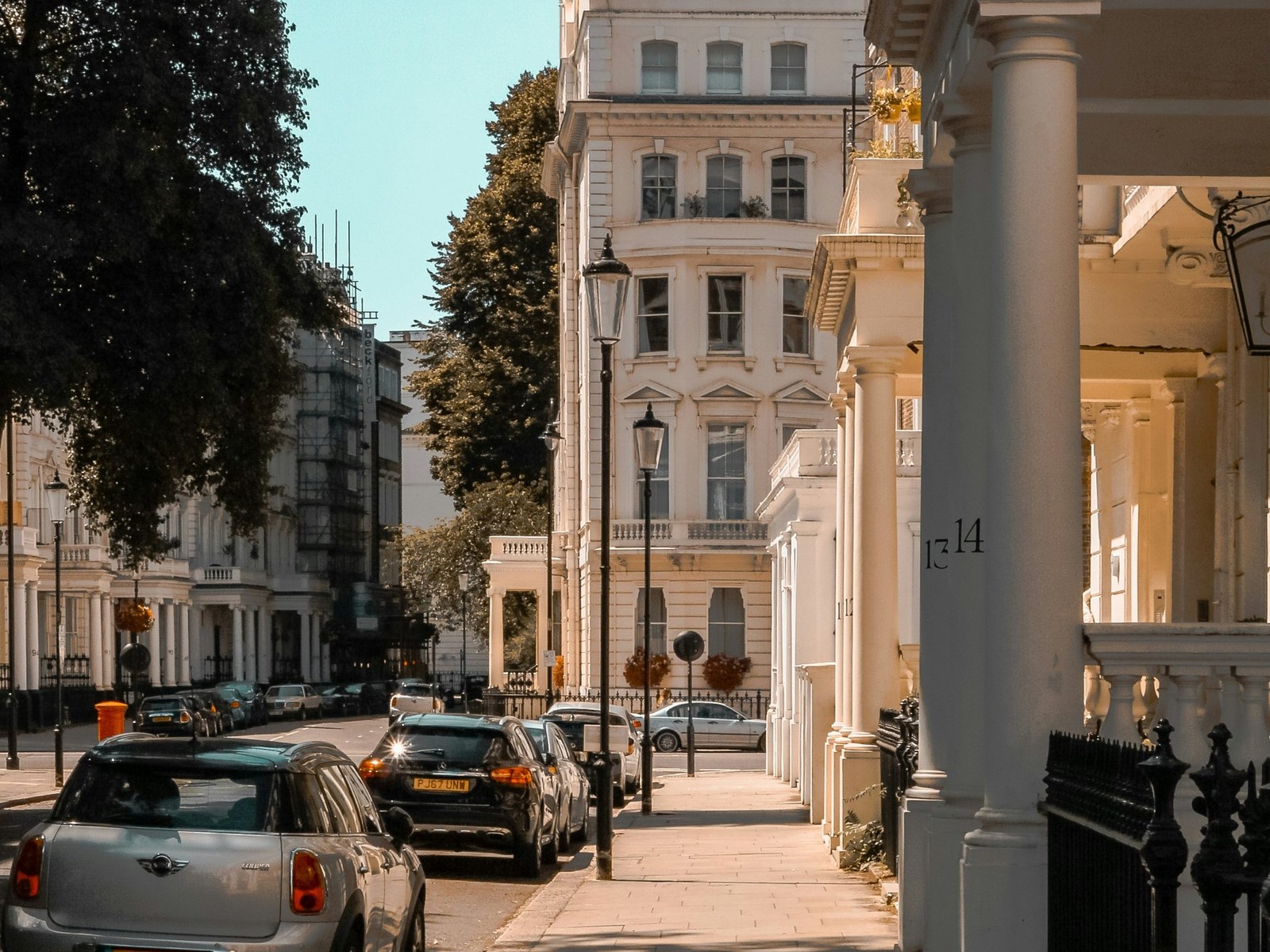 Modern residential development